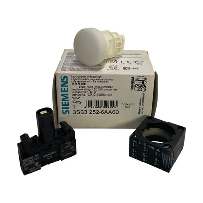 Siemens Leuchtmelder 3SB3252-6AA60 22mm rund Meldeleuchte Signalleuchte Technik