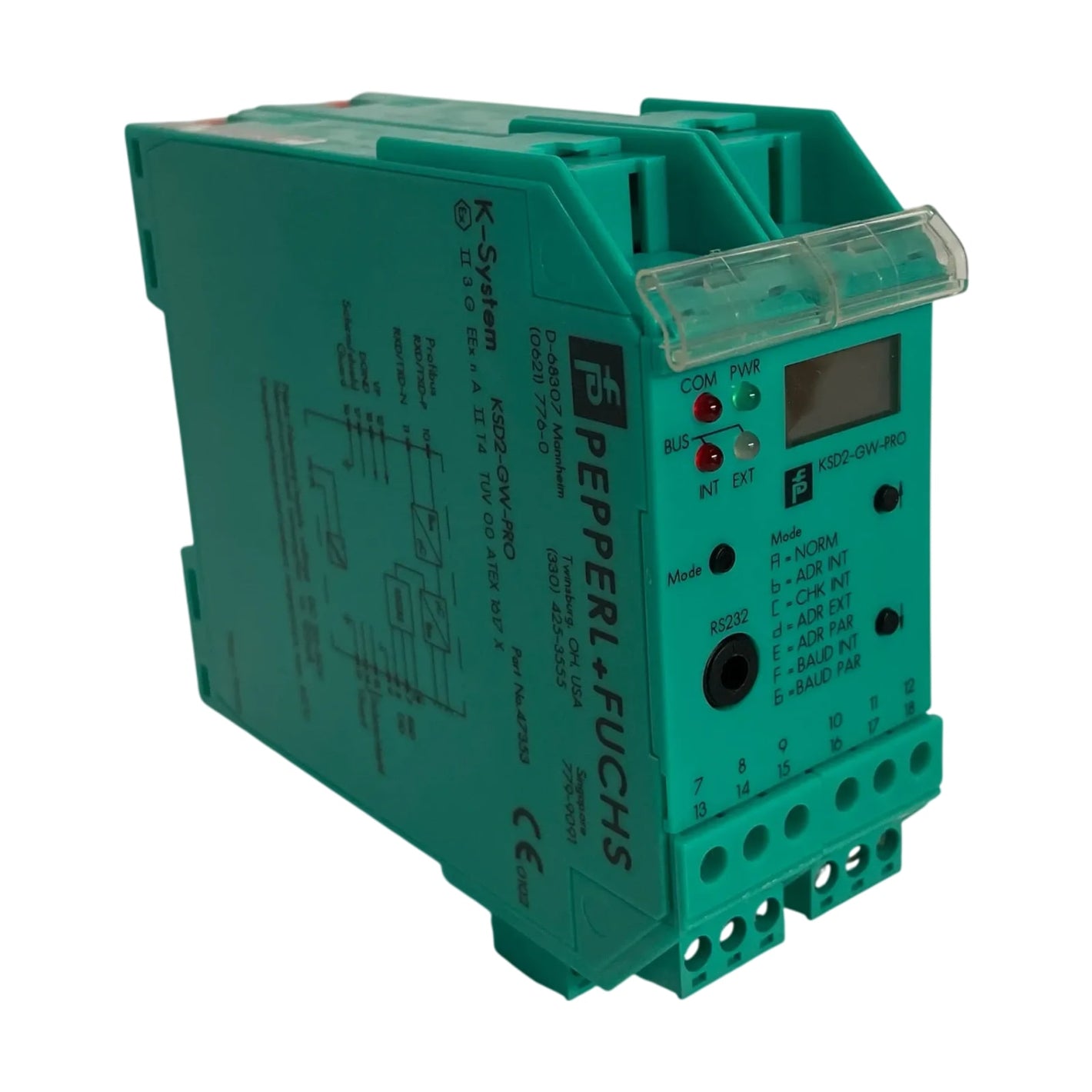 Pepperl+Fuchs KSD2-GW-PRO 47353 Gateway PROFIBUS DP K-System Interface Modul