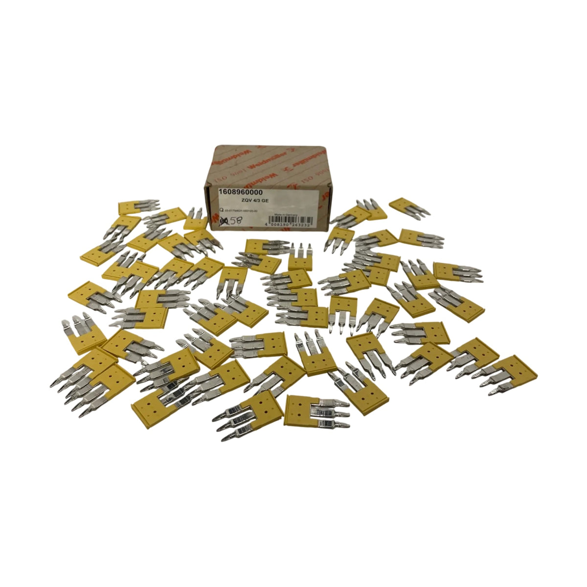 Weidmüller 1608960000 ZQV 4/3 GE Querverbinder für Reihenklemmen VE:58stk