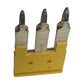 Weidmüller 1608960000 ZQV 4/3 GE Querverbinder für Reihenklemmen VE:58stk