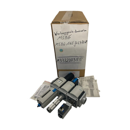 Festo MSB6-AGE:J6:C4:F8-WP Wartungseinheit MS6 Filter-Regelventil Pneumatik