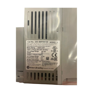 Allen Bradley 22D-B8P0N104 PowerFlex 40P Frequenzumrichter 240V 3PH 8A 2HP IP20