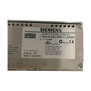 Siemens 6AV6640-0BA11-0AX0 SIMATIC Operator Panel OP 73micro S7-200 Ersatzteil