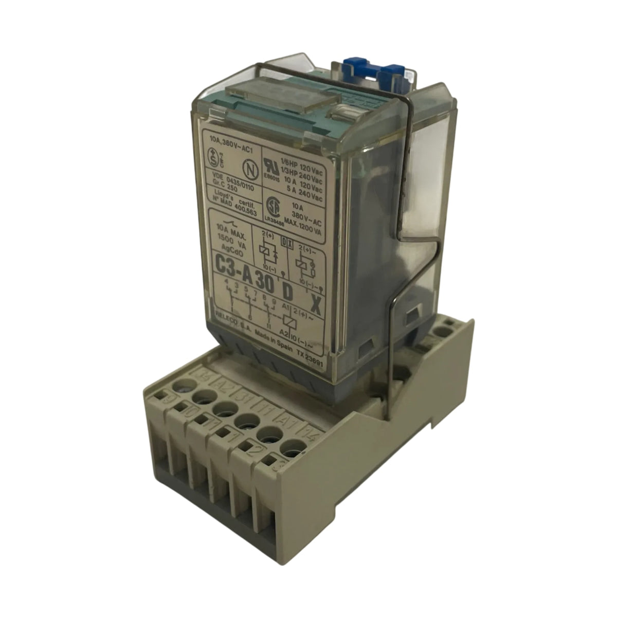 Releco C3-A30DX Universalrelais mit Sockel Relais Schaltschrank Industrie Bau