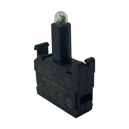 Allen Bradley 800F-N3R LED Modul 24V AC/DC Rot Latch Mount Drucktaster Zubehör