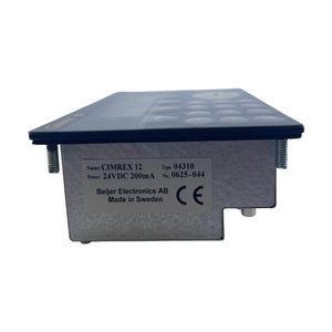 Beijer Cimrex 12 04310 Operator Panel Bedieneinheit HMI Anzeige Industrie Teil