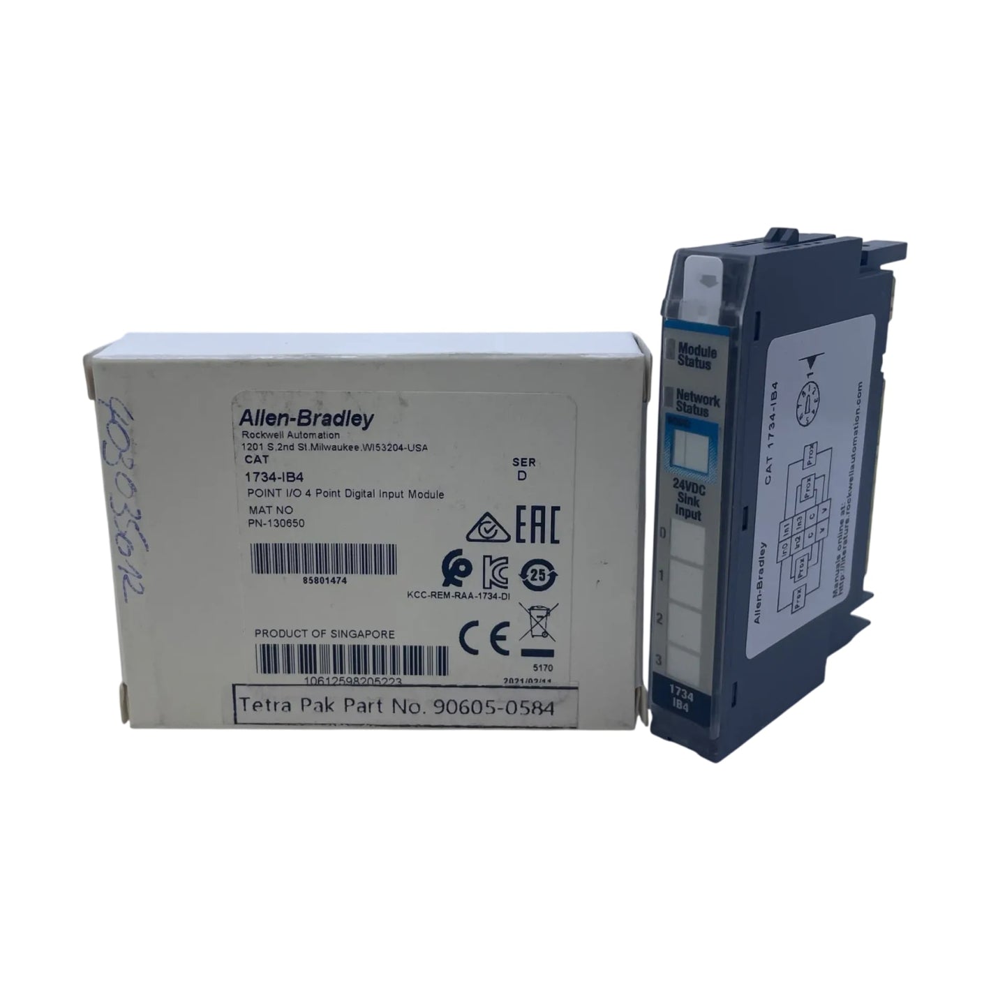 Allen Bradley 1734-IB4 Eingangsmodul 4 Kanal 24V DC Sink POINT I/O SPS Modul