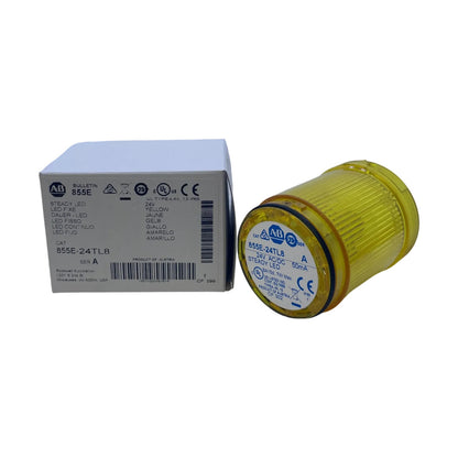 Allen Bradley 855E-24TL8 Stapelleuchte Signalleuchte 24V AC/DC Gelb Dauer-LED