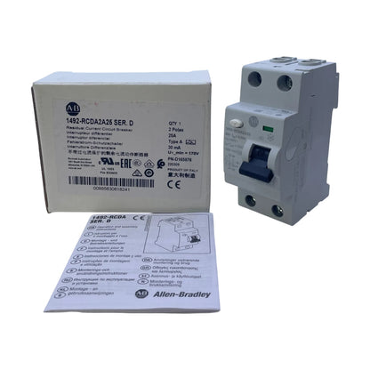 Allen Bradley 1492-RCDA2A25 FI-Schutzschalter 2-polig 30mA 25A Schaltschrank