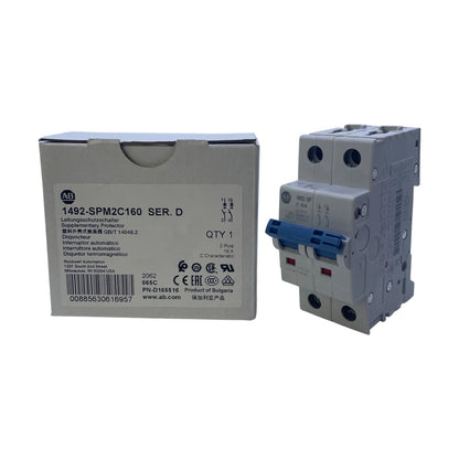 Allen Bradley 1492-SPM2C160 Leitungsschutzschalter 2-polig C 16A Schaltschrank