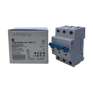 Allen Bradley 1492-SPM3C100 Hilfsschutzschalter 3-polig C 10A Schaltschrank Bau