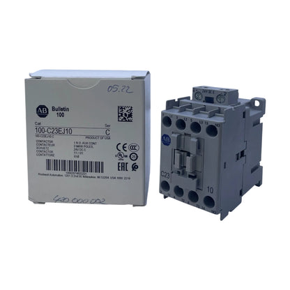 Allen Bradley 100-C23EJ10 IEC Schütz 23A 24V DC Spule 1 Schließer Schaltschrank