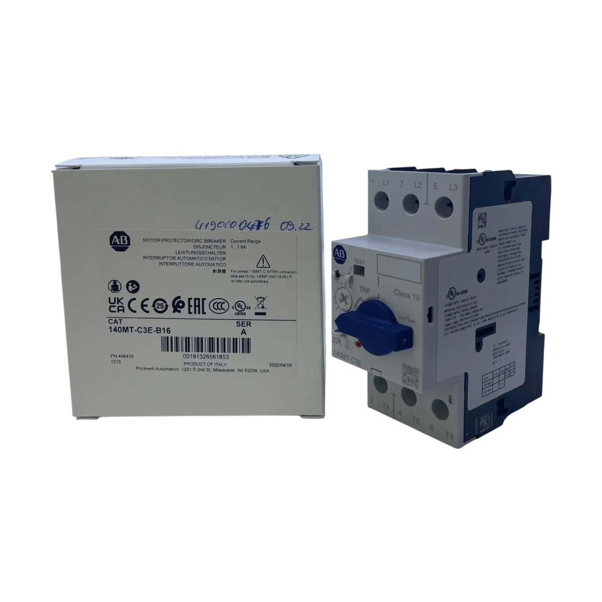 Allen Bradley 140MT-C3E-B16 SER.A Motorschutzschalter Motorschutz Schaltschrank Bau