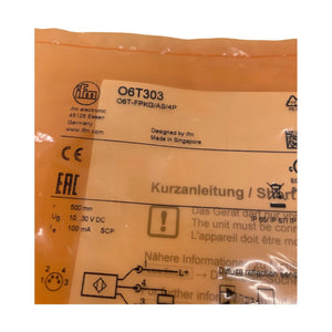 IFM O6T303 O6T-FPKG/AS/4P Lichttaster Optischer Sensor AS-Interface Technik