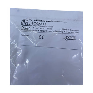 IFM OG5119 OGH-FPKG/V4A/US-100 Reflexlichttaster mit Hintergrundausblendung