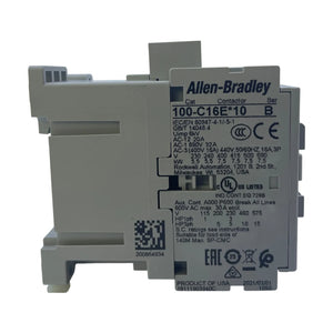 Allen Bradley 100-C16EJ10 IEC Schütz 16A 24V DC Spule 1 Schließer Schaltschrank