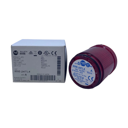 Allen Bradley 855E-24TL4 Stapelleuchte Signalleuchte 24V AC/DC Rot Dauer-LED