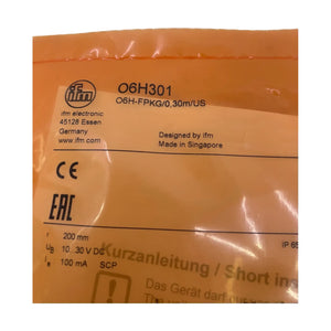 IFM O6H301 Diffuser Reflexionssensor Hintergrundausblendung Ersatzteil Technik