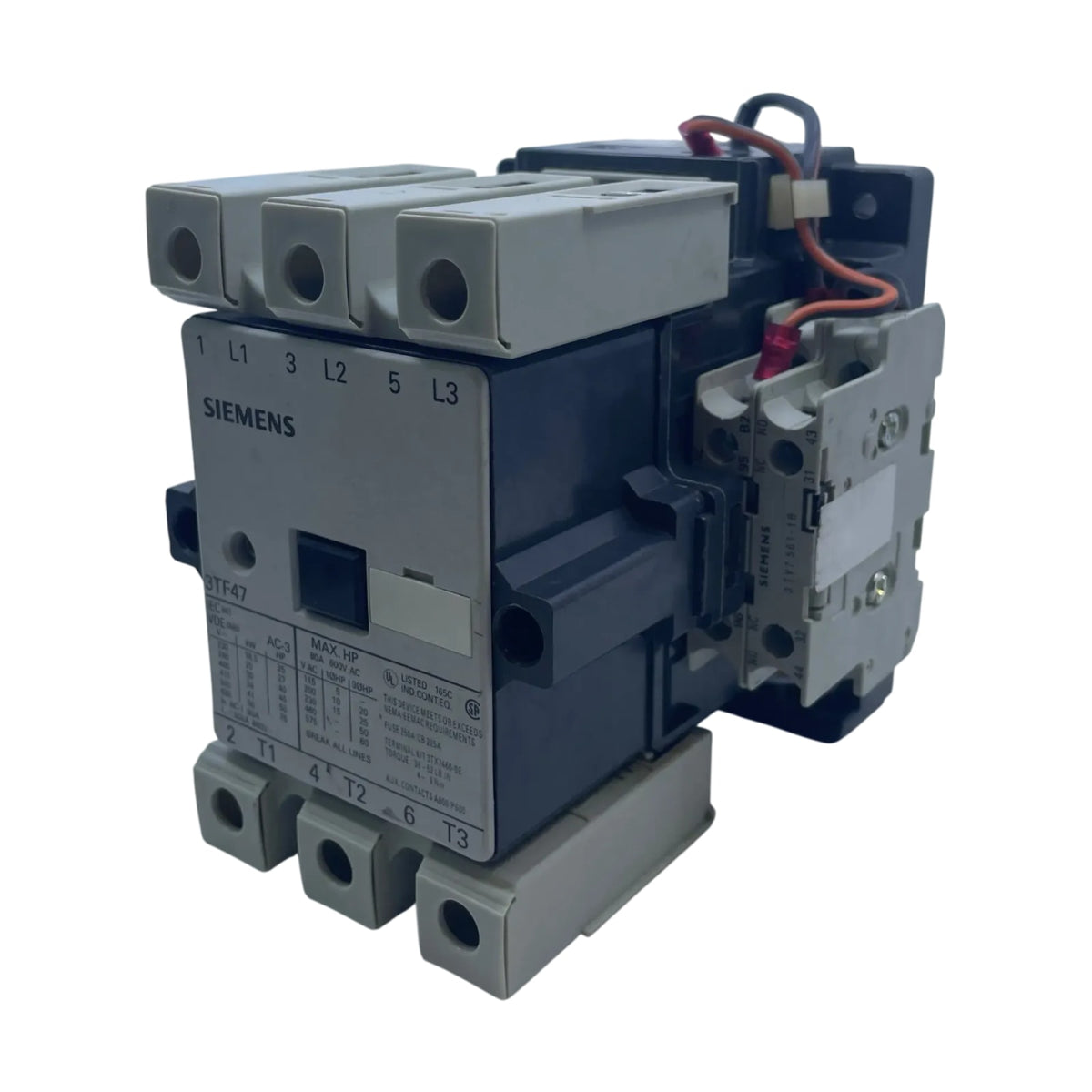 Siemens 3TF4722-0DB4 Schütz Größe 3, AC-3 3-polig 30kW 400V Ersatzteil Technik