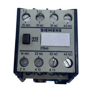 Siemens 3TB4022-0AM2 3TB40 Schütz 220V 50Hz 2S+2Ö Ersatzteil Technik Einsatz