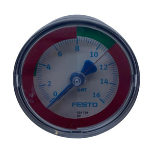 Festo MA-50-16-R1/4-E-RG 525729 Manometer 0-16 bar Ersatzteil Technik Einsatz