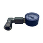 HUK Manometer 0-160 bar Ø 63 mm mit Winkelverschraubung Druckmesser Hydraulik