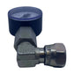 HUK Manometer 0-160 bar Ø 63 mm mit Winkelverschraubung Druckmesser Hydraulik