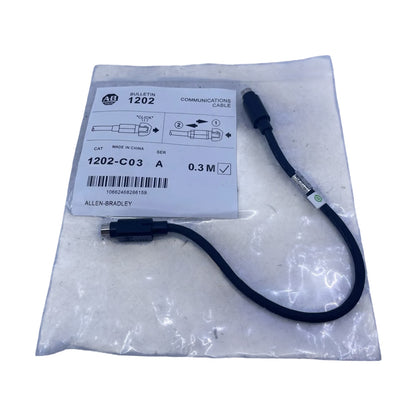 Allen Bradley 1202-C03 Kommunikationskabel 0,3 m Ser. A Ersatzteil Technik