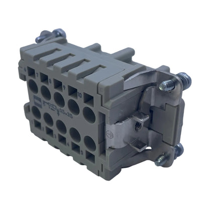 Harting Han 10ES-BU 09330102716 Buchseneinsatz 10-polig Ersatzteil Technik