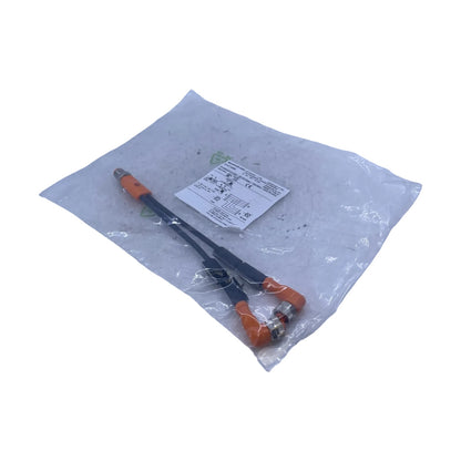 ifm EVC496 Y-Verbindungskabel M12 Stecker / 2x M12 Buchse gewinkelt 0,15 m