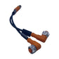 ifm EVC496 Y-Verbindungskabel M12 Stecker / 2x M12 Buchse gewinkelt 0,15 m
