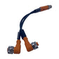 ifm EVC496 Y-Verbindungskabel M12 Stecker / 2x M12 Buchse gewinkelt 0,15 m