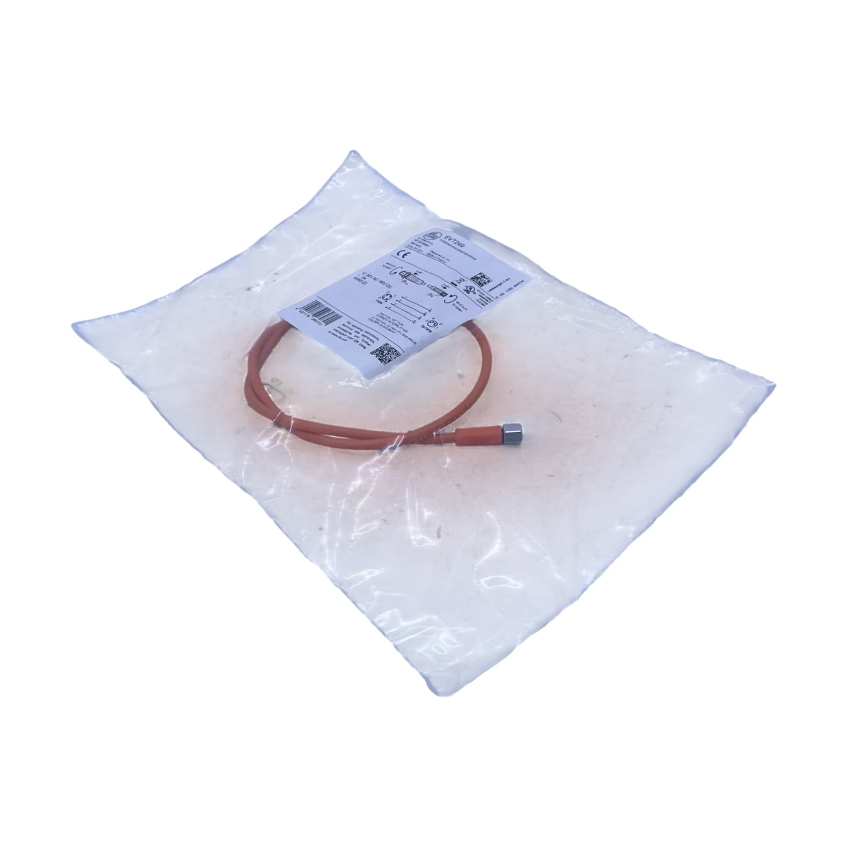 ifm EVT249 Verbindungskabel M12 Stecker / M12 Buchse gerade 4-polig orange