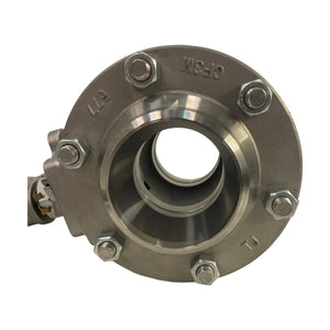 Flowserve 666TT7TZBWA Absperrklappe DN80 Edelstahl CF8M Zwischenflansch Klappe