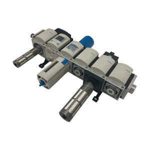 Festo MS6 Wartungseinheit SFAM-62-5000L-M-2SA-M12 564938 + MS6-LFR MS6-SV EM1
