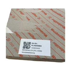 Weidmüller ZPE 2.5/3AN 1608650000 Schutzleiterklemme 3 Anschl. 2,5 mm2 51 Stück
