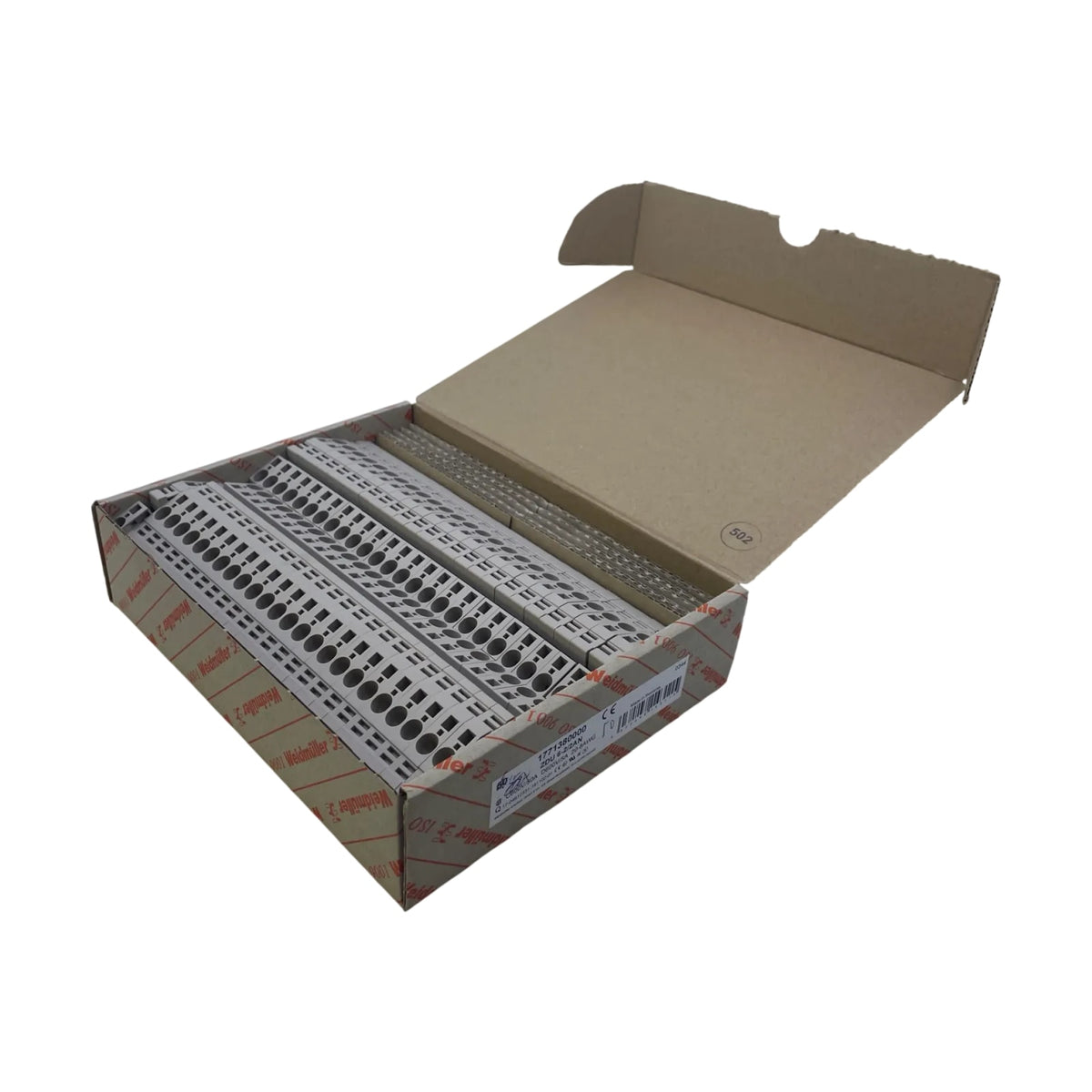 Weidmüller ZDU 6-2/2AN 1771380000 Durchgangsklemme 6 mm2 Zugfeder 50 Stück OVP