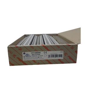 Weidmüller ZDU 6-2/2AN 1771380000 Durchgangsklemme 6 mm2 Zugfeder 50 Stück OVP