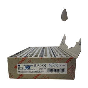 Weidmüller ZDU 6 1608620000 Durchgangsklemme 6 mm2 Zugfeder Reihenklemme 50 St