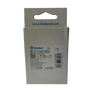 Finder 80.01.0.240.0000 Zeitrelais multifunktion 24-240 V AC/DC 1 Wechsler 16 A