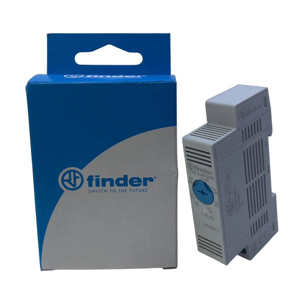 Finder 7T.81.0.000.2303 Thermostat Schaltschrank Oeffner 0-60 Grad C Hutschiene