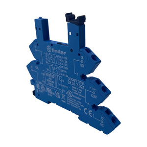 Finder 93.51.7.024 Fassung Sockel fuer Relais Serie 34.51 24 V DC Schraubklemmen