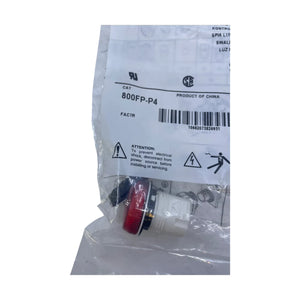 Allen Bradley 800FP-P4 Leuchtmelder rot Kunststoff IP66 22,5 mm Meldeleuchte