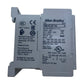 Allen Bradley 100-K12DJ10 Miniaturschuetz 12A 3-polig 24V DC 1S Hilfskontakt OVP