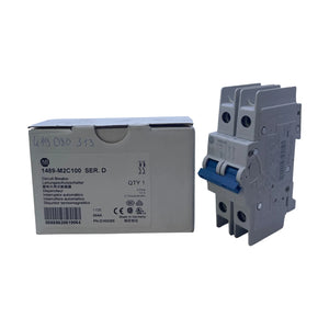 Allen Bradley 1489-M2C100 Leitungsschutzschalter 2-polig C 10A Ser. D Industrie