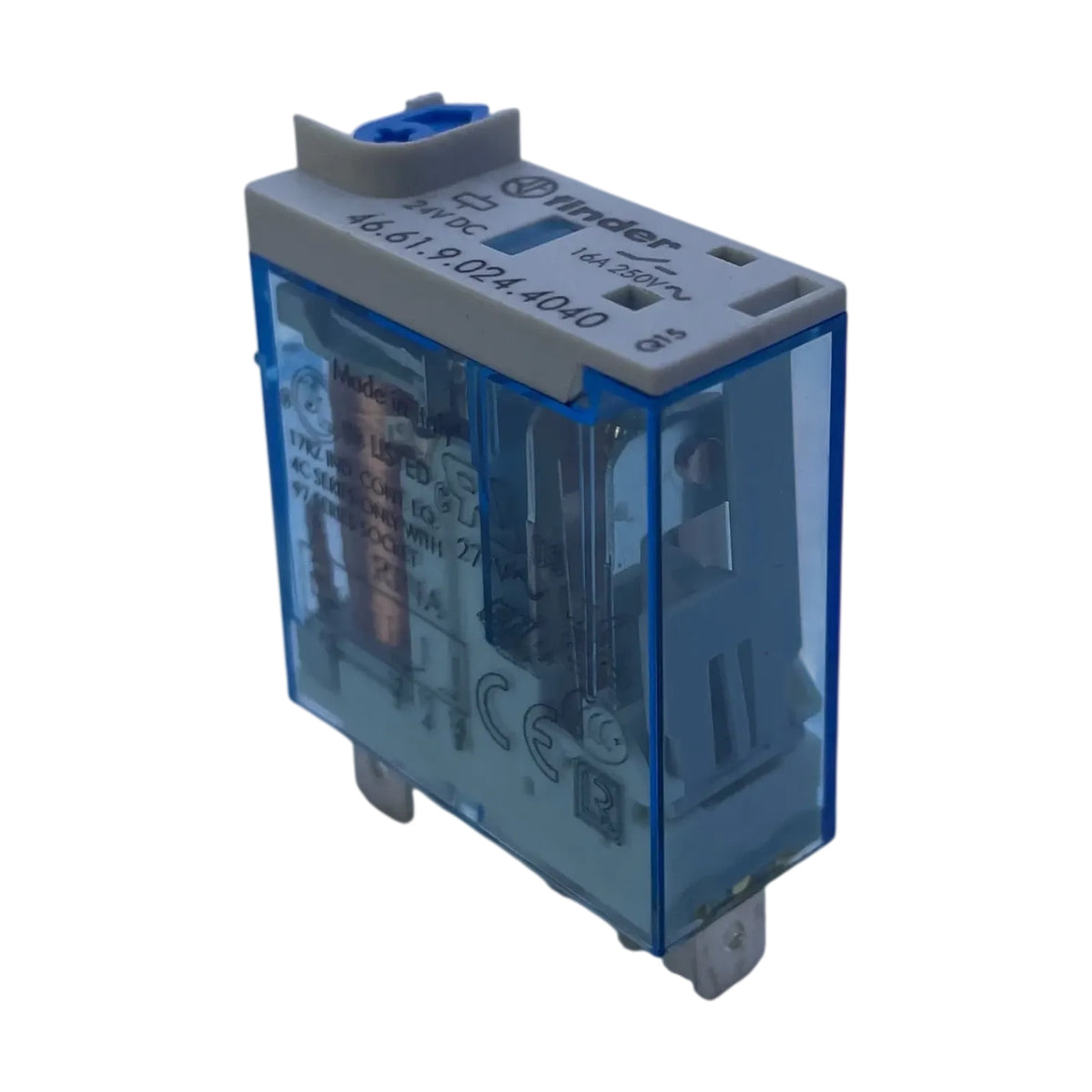 Finder 46.61.9.024.4040 Miniatur-Relais 1 Wechsler 16A 24V DC Steckrelais