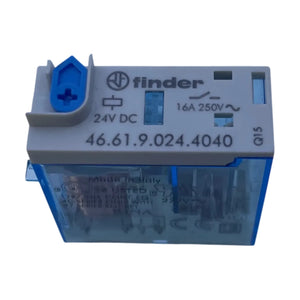 Finder 46.61.9.024.4040 Miniatur-Relais 1 Wechsler 16A 24V DC Steckrelais