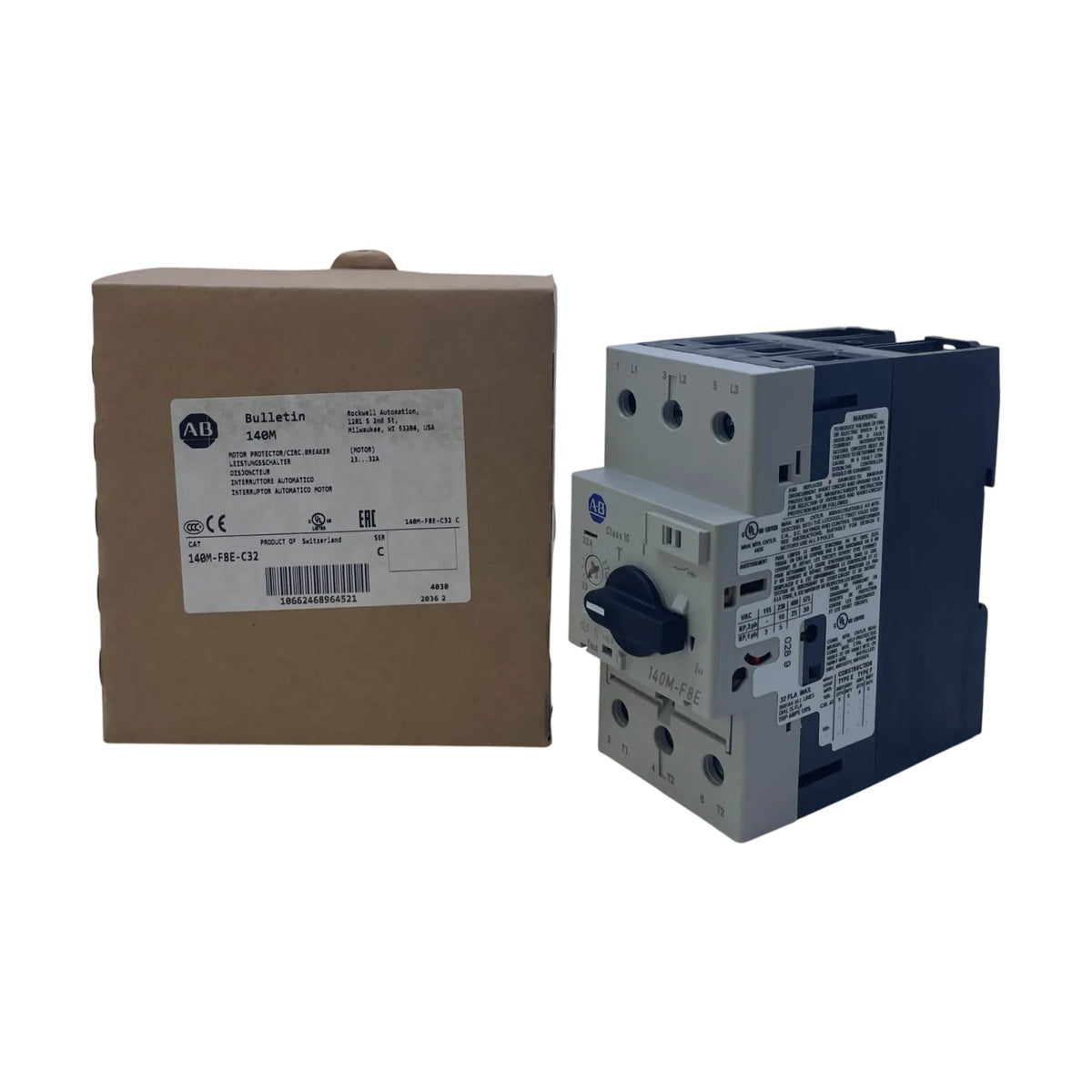 Allen Bradley 140M-F8E-C32 Motorschutzschalter 23-32 A 3-polig Baugroesse F OVP