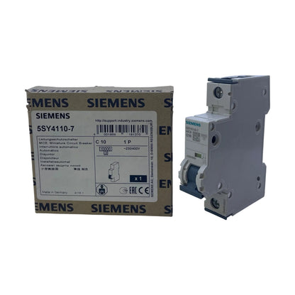 Siemens 5SY4110-7 Leitungsschutzschalter 1-polig C10 10 A 10 kA Automat 230 V