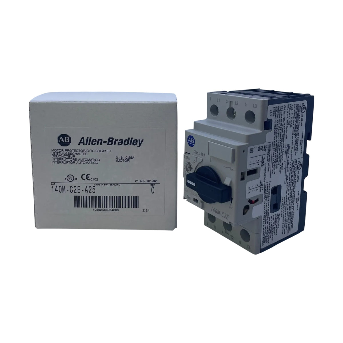 Allen Bradley 140M-C2E-A25 Motorschutzschalter 1,6-2,5 A 3-polig Schutzschalter